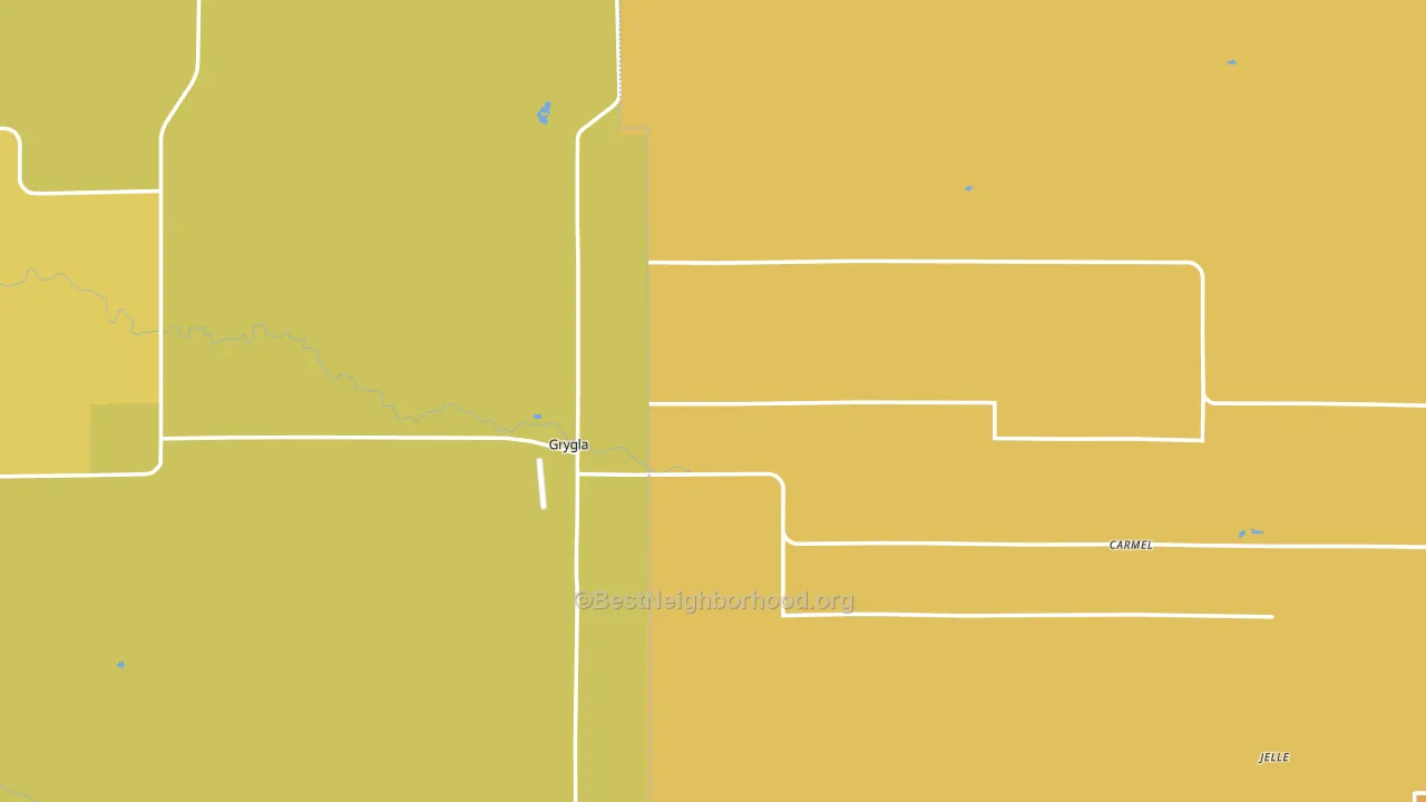 56727, MN block-group voter-turnout map