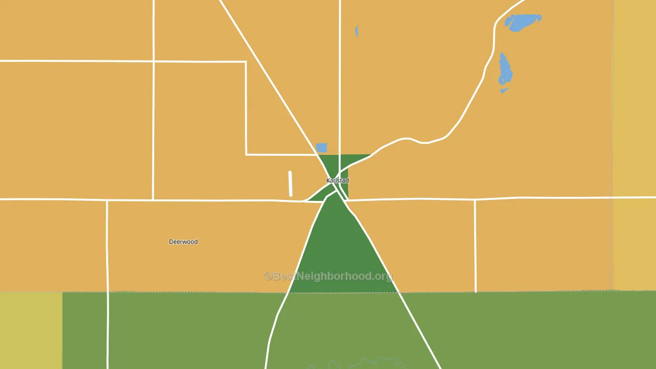 56732, MN block-group voter-turnout map