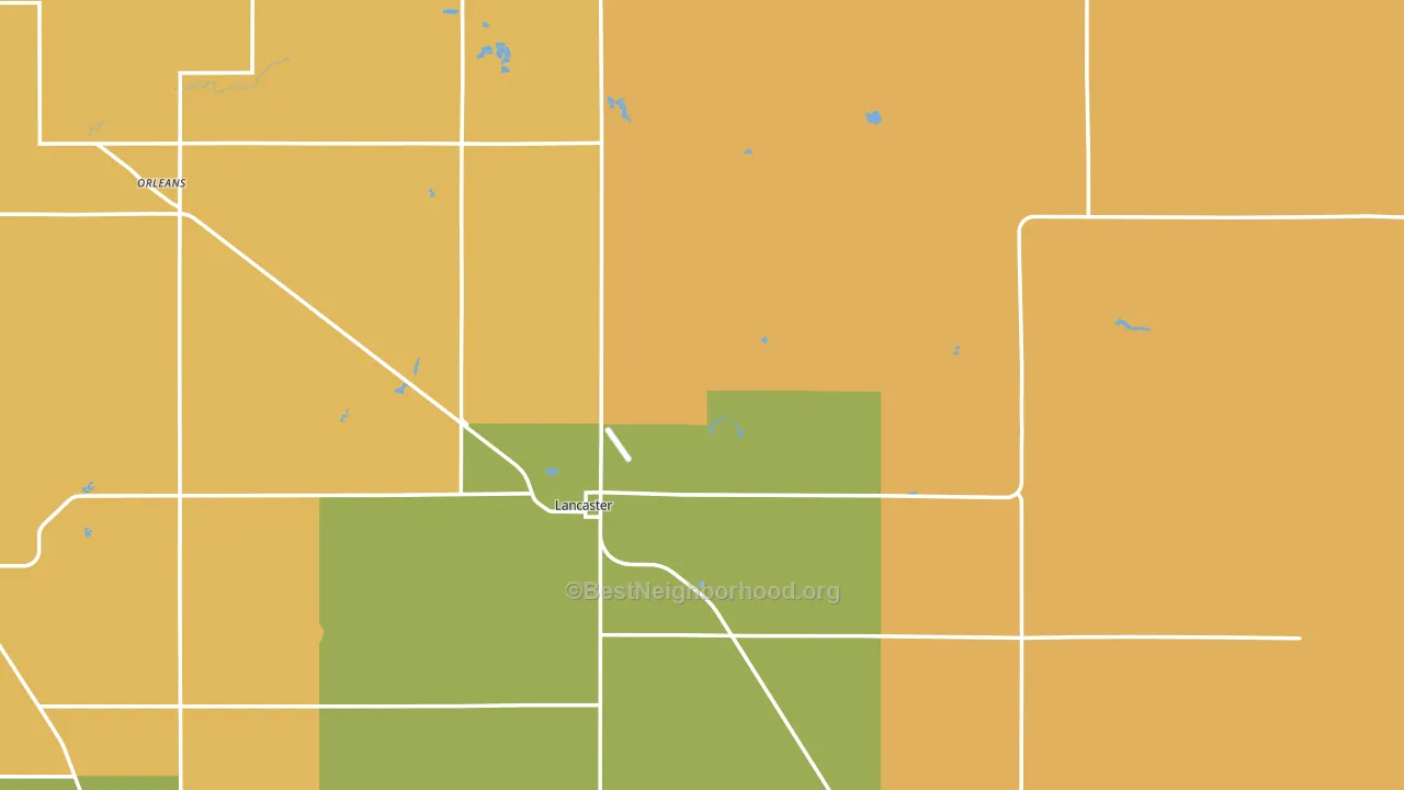 56735, MN block-group voter-turnout map