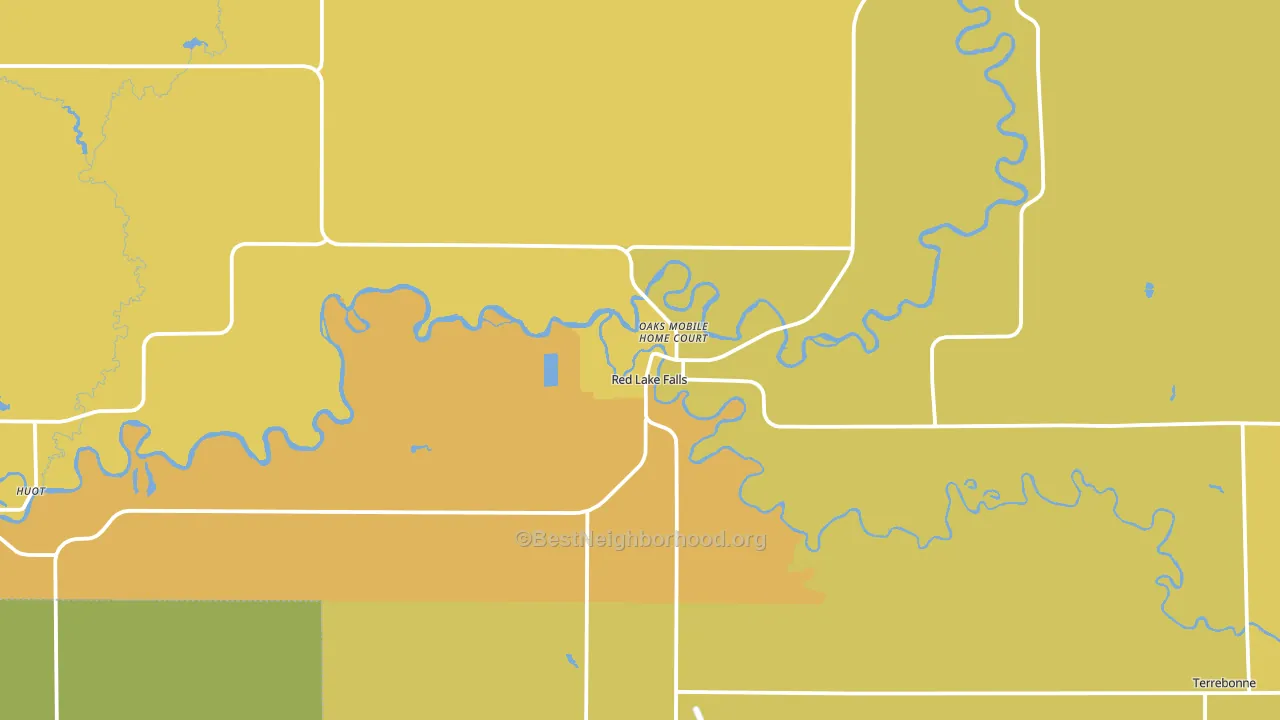 56750, MN block-group voter-turnout map