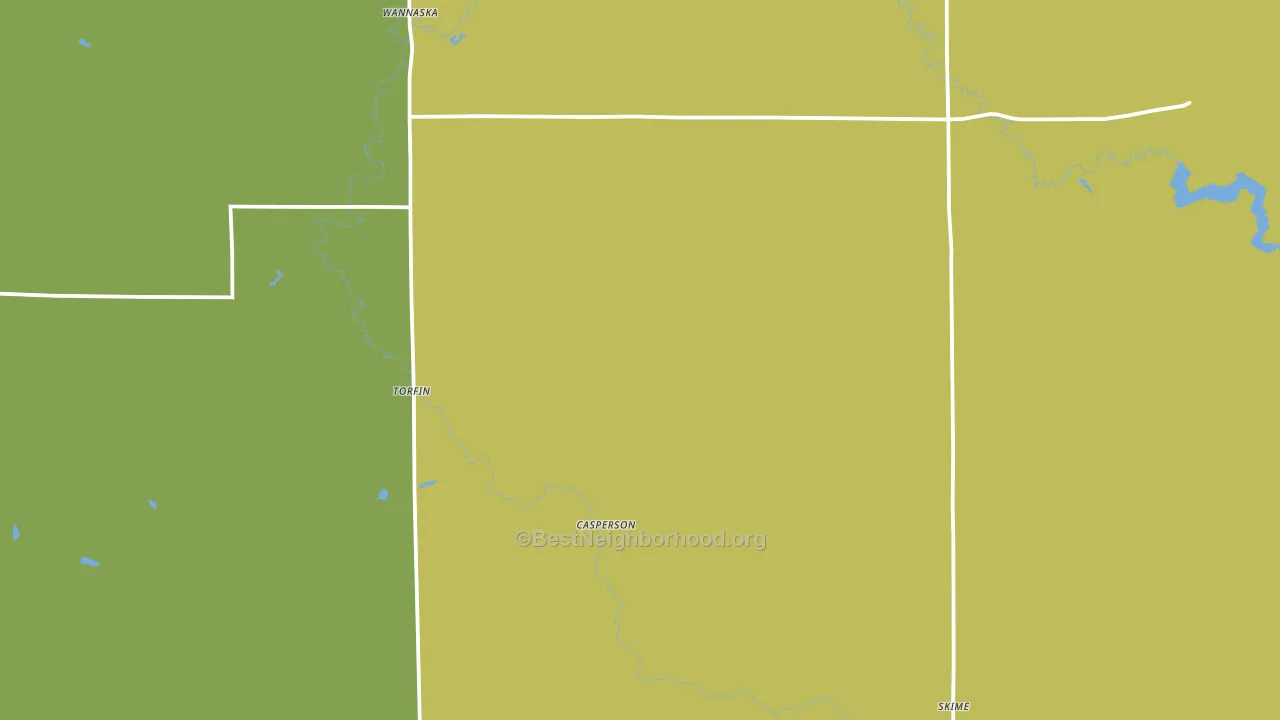 56761, MN block-group voter-turnout map