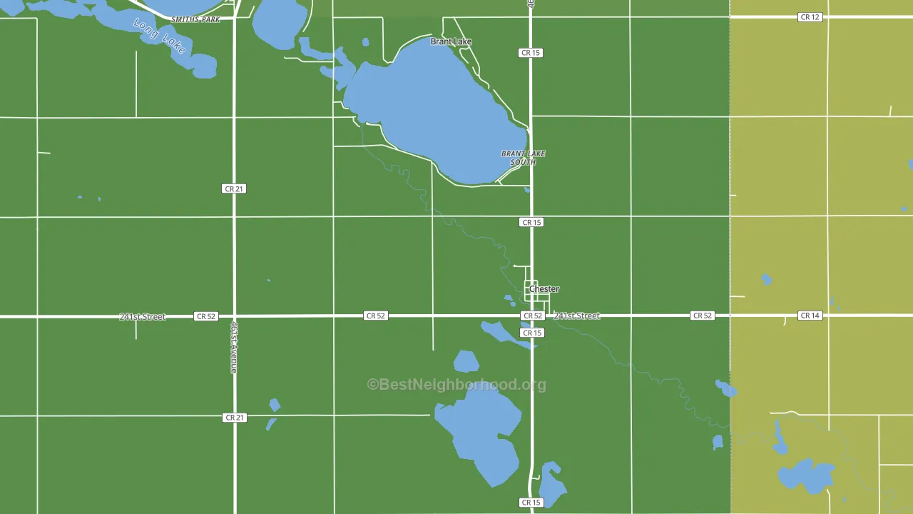 57016, SD block-group voter-turnout map