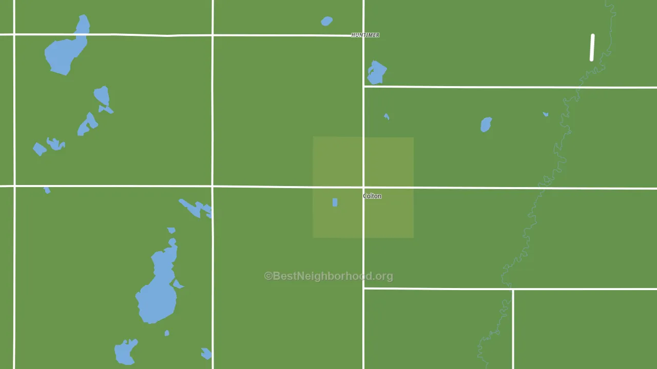 57018, SD block-group voter-turnout map