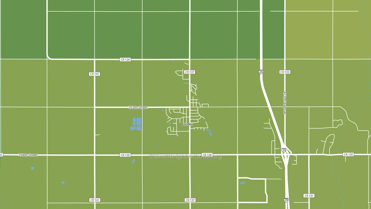 57020, SD block-group voter-turnout map