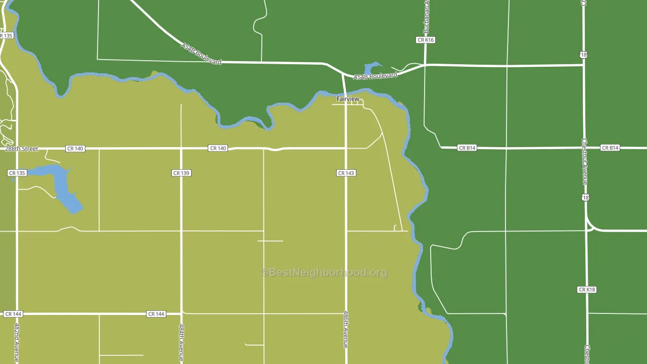 57027, SD block-group voter-turnout map