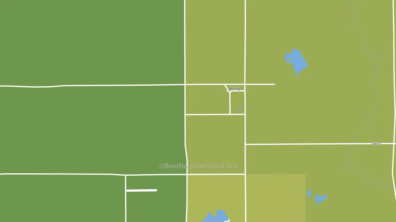 57036, SD block-group voter-turnout map
