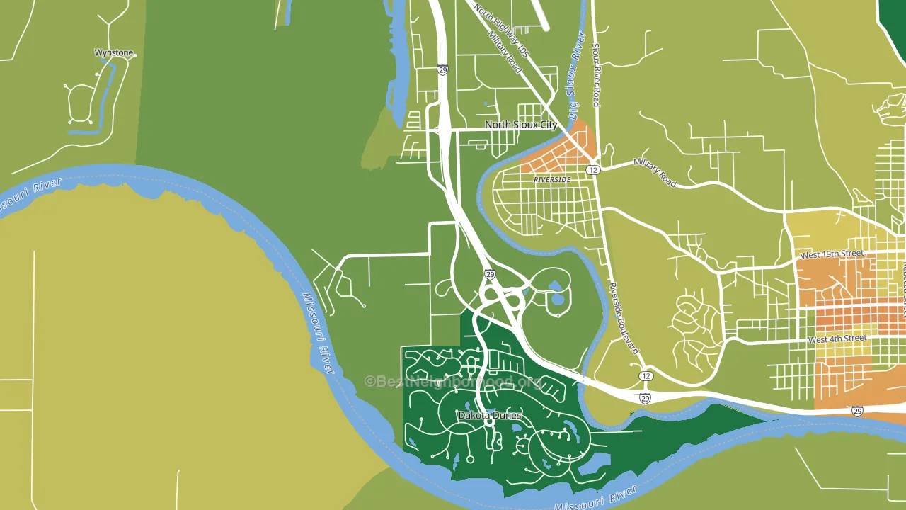 57049, SD block-group voter-turnout map