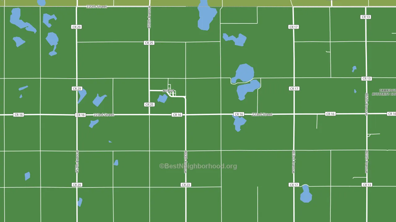 57050, SD block-group voter-turnout map