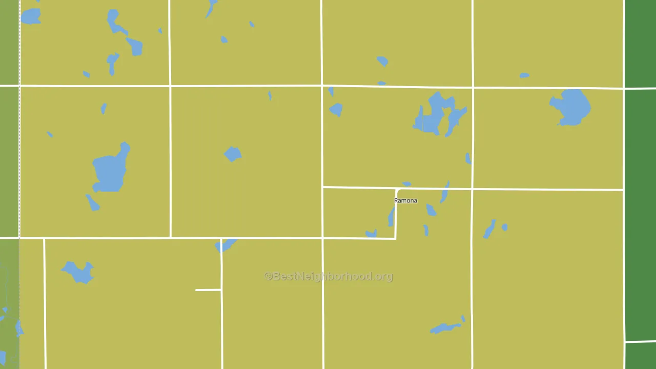 57054, SD block-group voter-turnout map