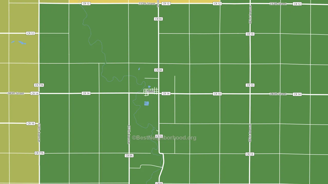 57065, SD block-group voter-turnout map