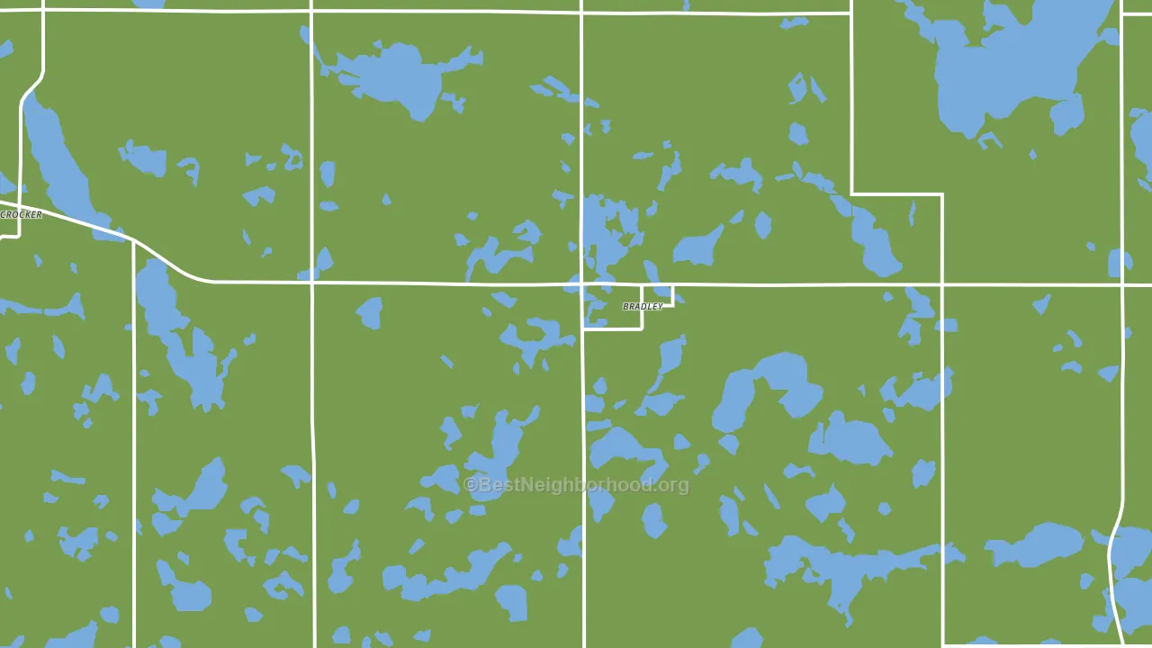 57217, SD block-group voter-turnout map