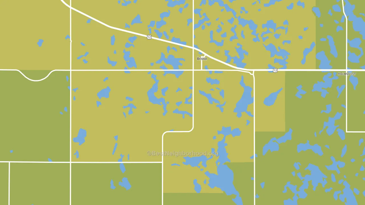 57219, SD block-group voter-turnout map