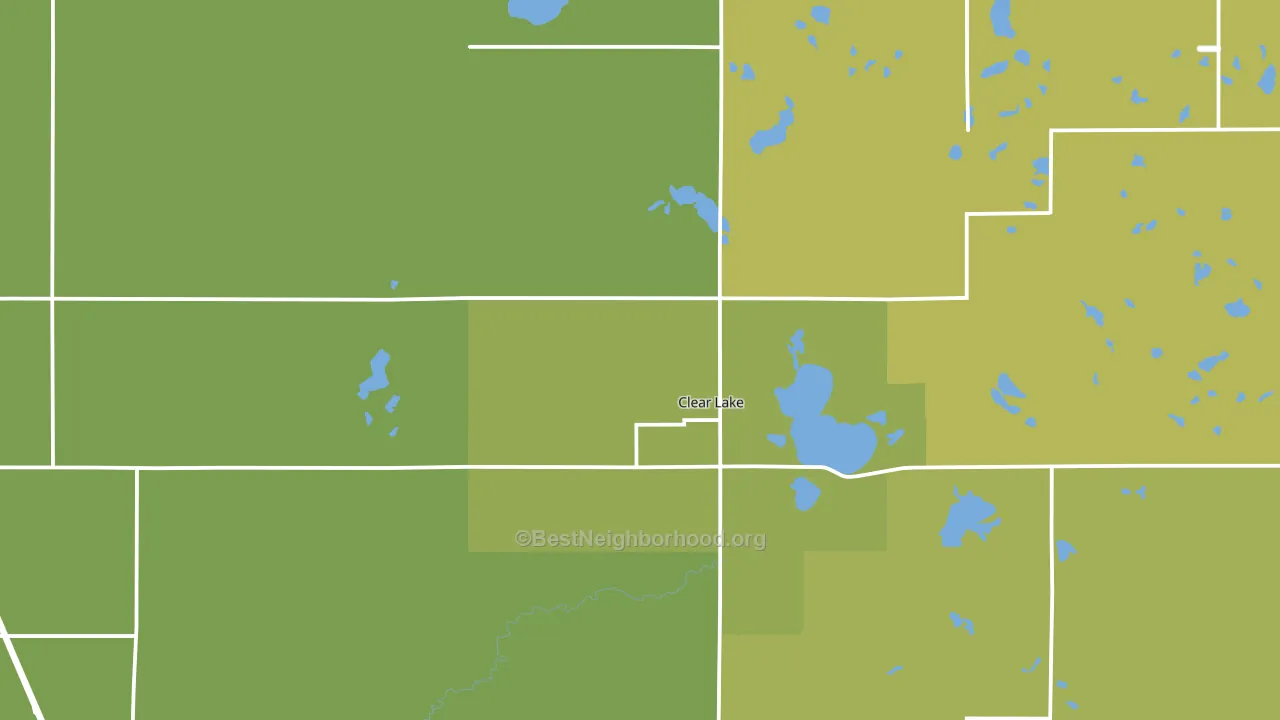 57226, SD block-group voter-turnout map