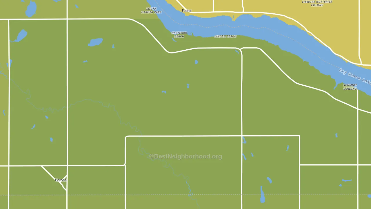 57227, SD block-group voter-turnout map