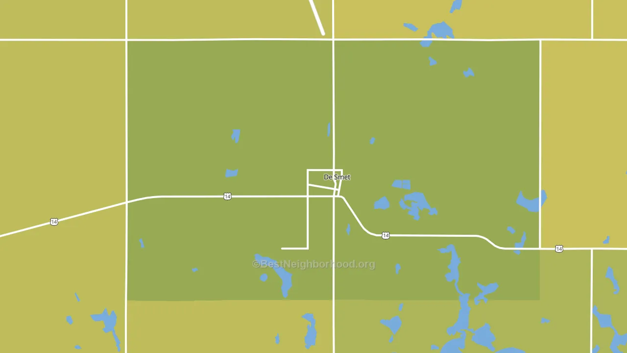 57231, SD block-group voter-turnout map