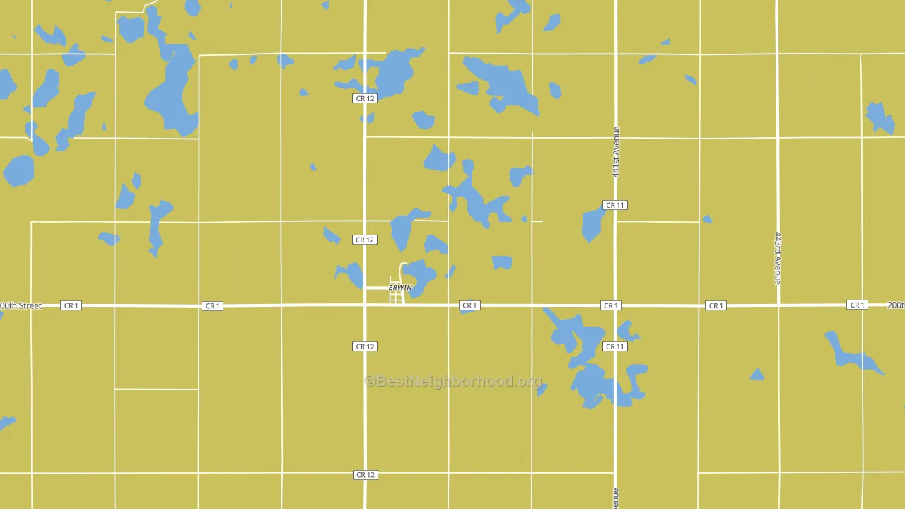 57233, SD block-group voter-turnout map