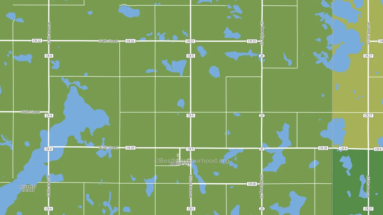 57236, SD block-group voter-turnout map