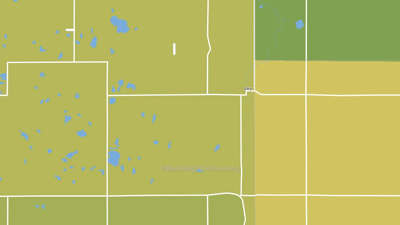 57237, SD block-group voter-turnout map