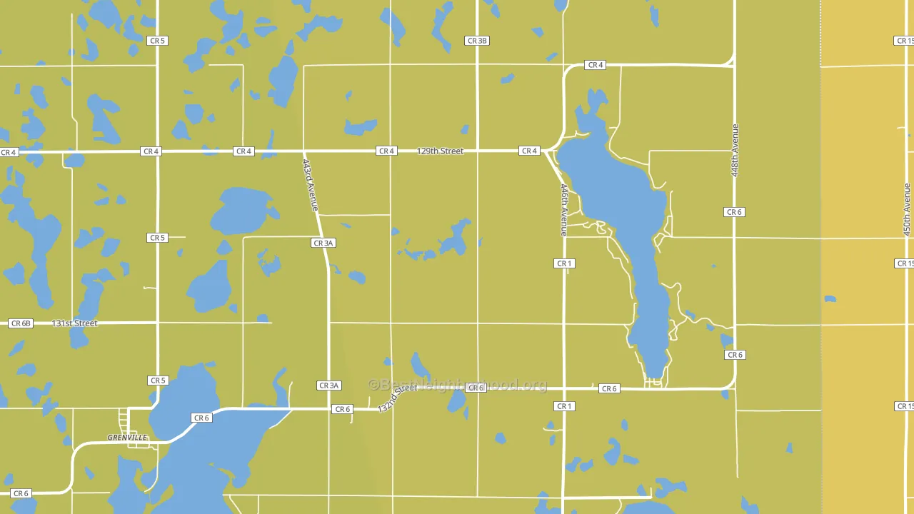 57239, SD block-group voter-turnout map