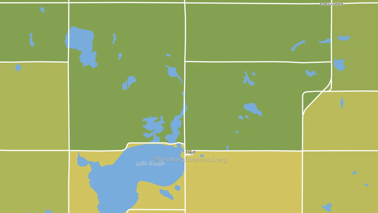57241, SD block-group voter-turnout map