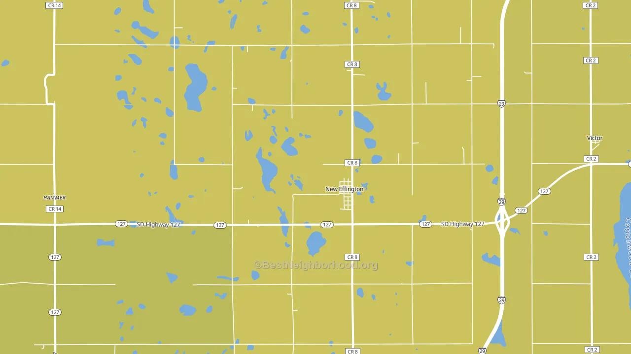 57255, SD block-group voter-turnout map