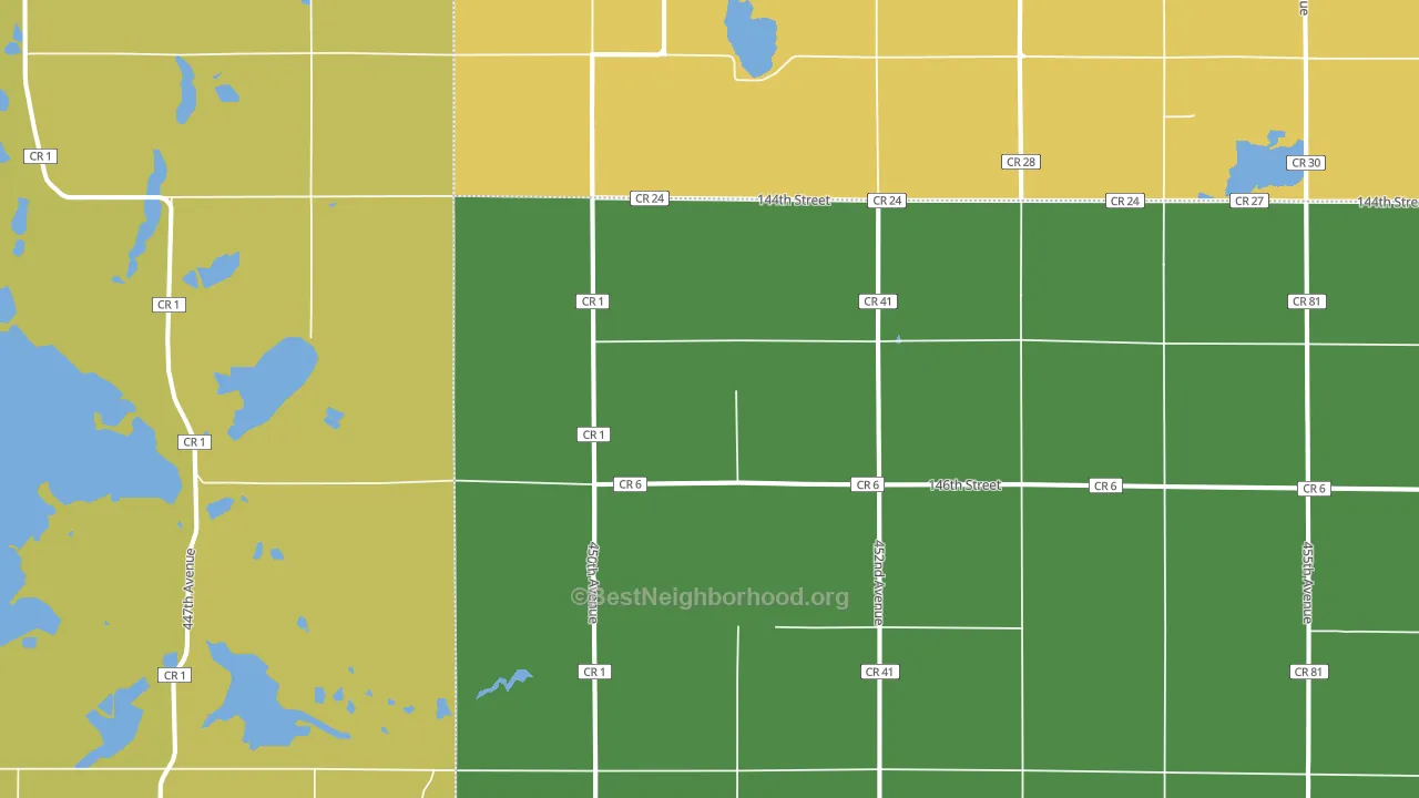 57256, SD block-group voter-turnout map