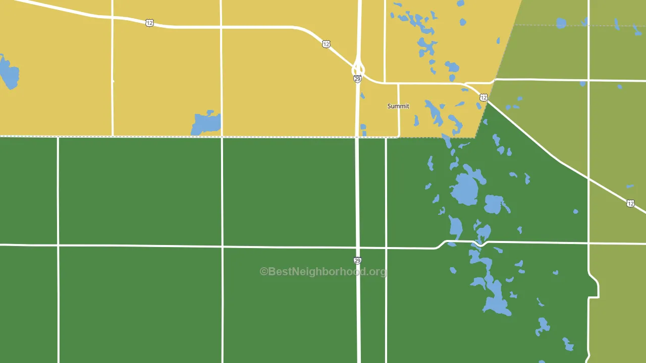57266, SD block-group voter-turnout map