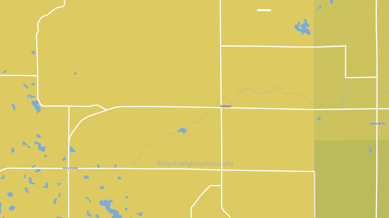 57270, SD block-group voter-turnout map
