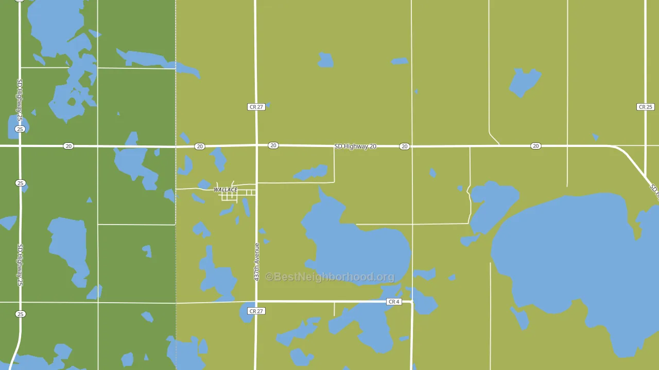 57272, SD block-group voter-turnout map