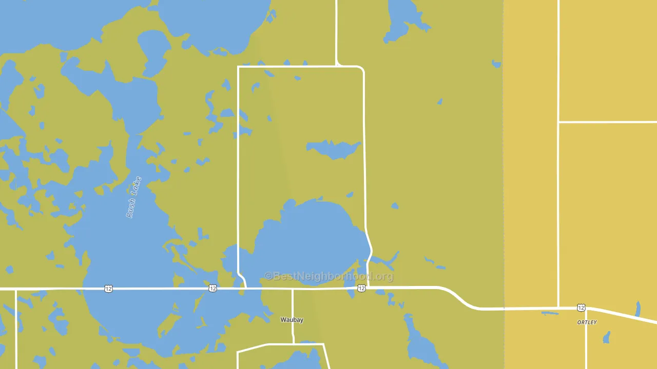 57273, SD block-group voter-turnout map