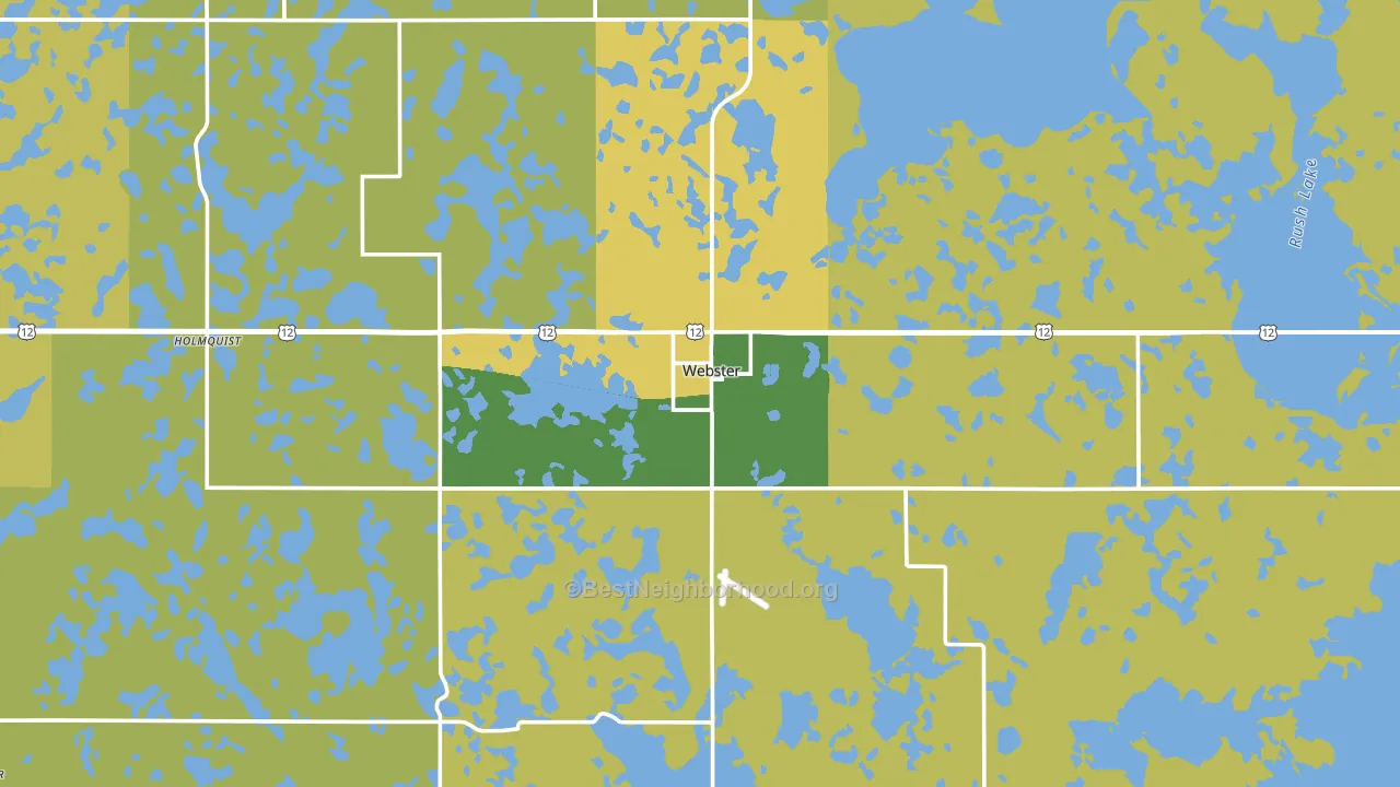 57274, SD block-group voter-turnout map