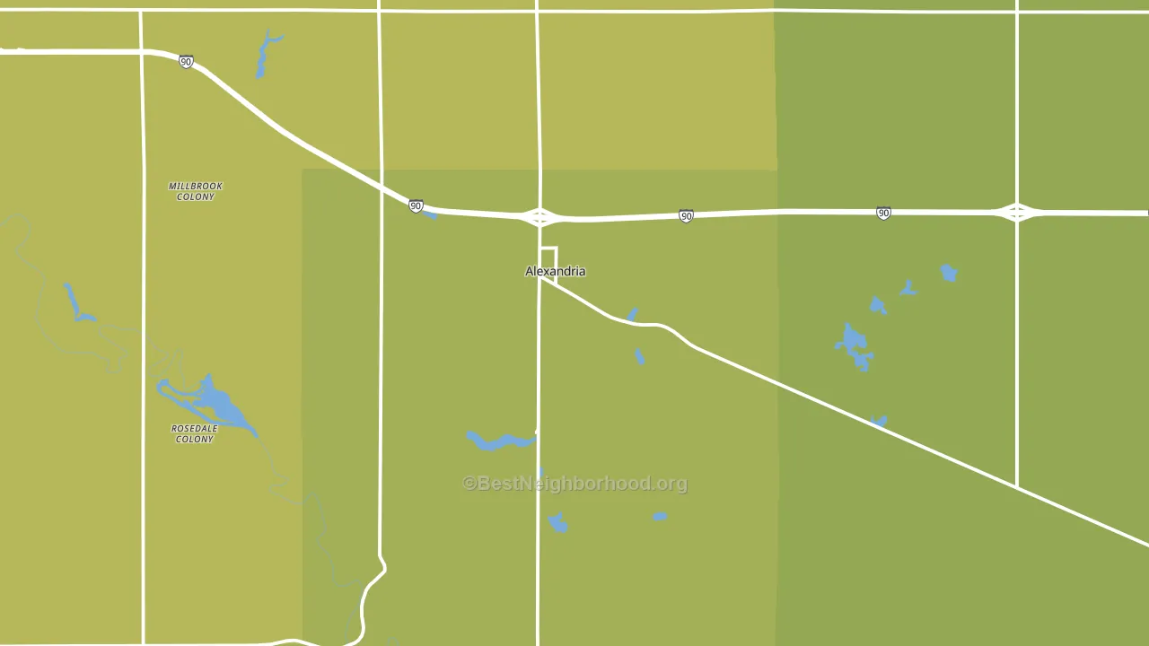 57311, SD block-group voter-turnout map