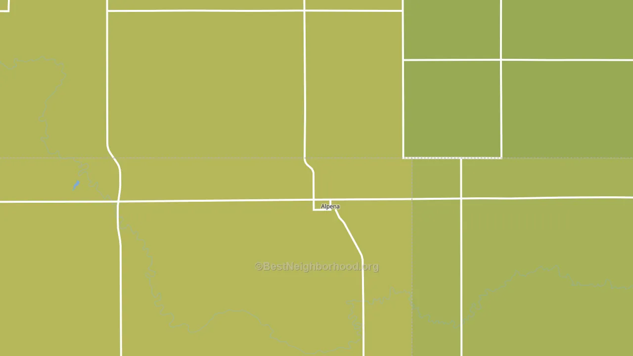 57312, SD block-group voter-turnout map