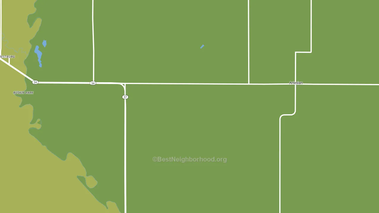 57314, SD block-group voter-turnout map