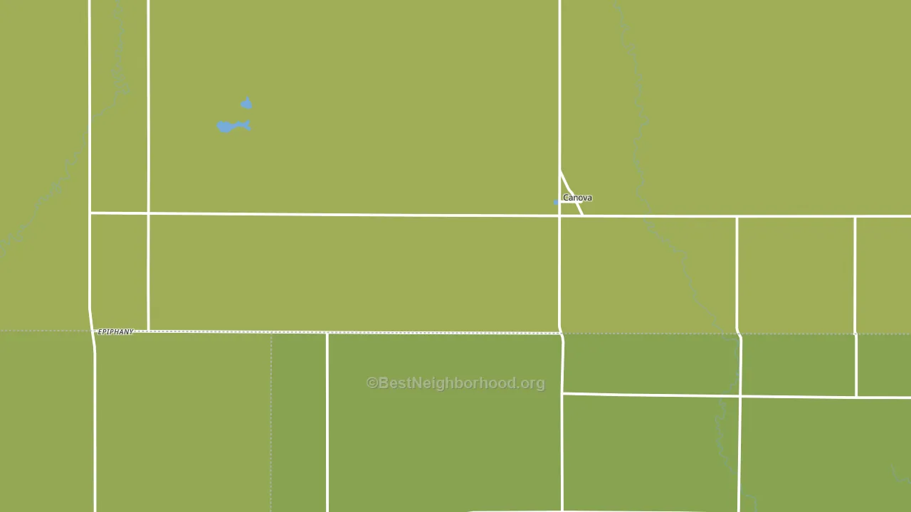 57321, SD block-group voter-turnout map