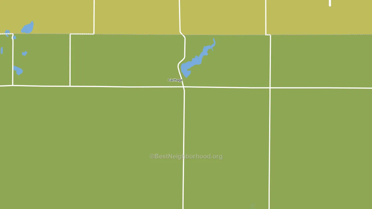 57323, SD block-group voter-turnout map