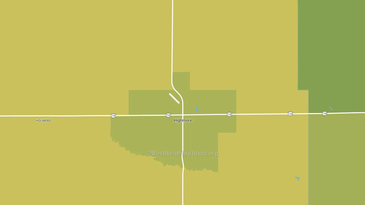 57345, SD block-group voter-turnout map