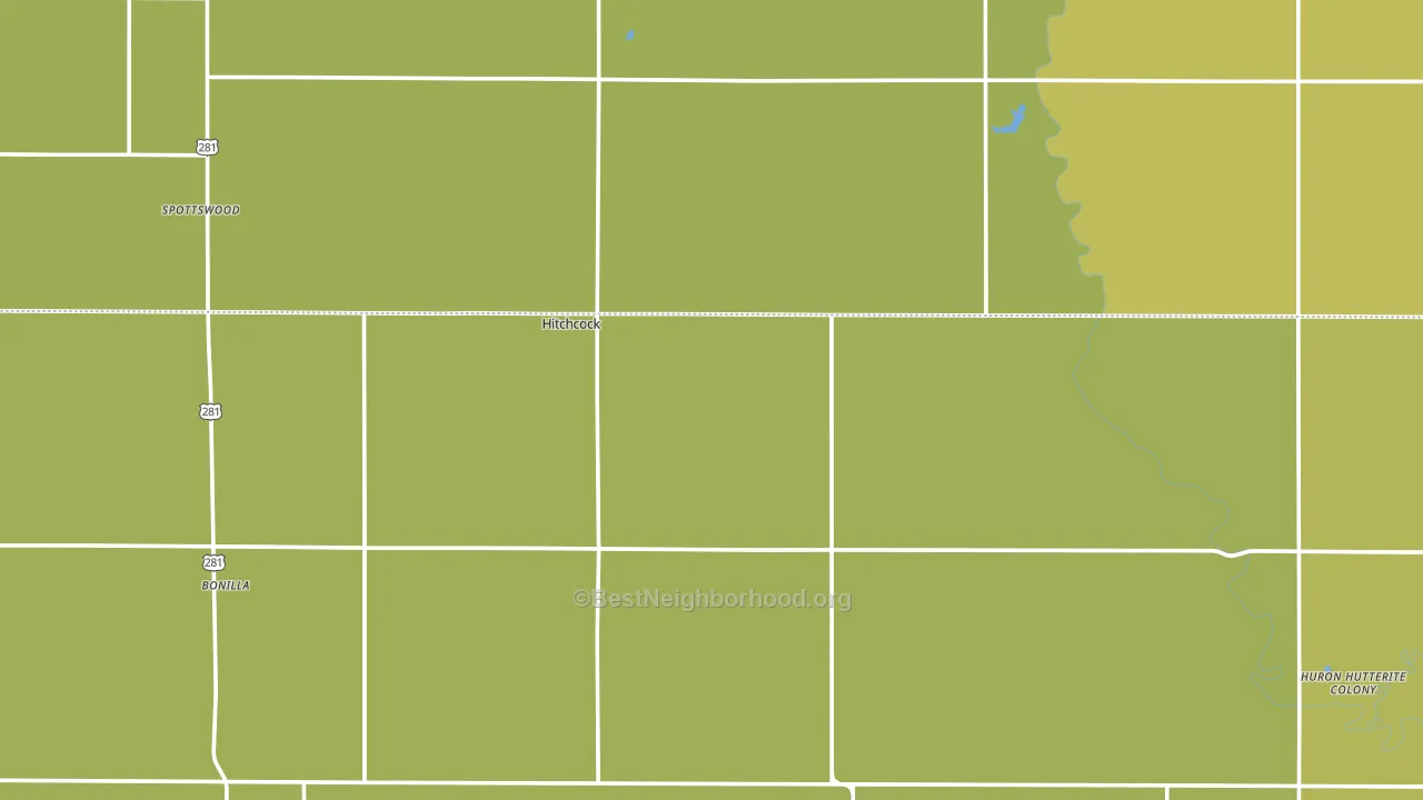 57348, SD block-group voter-turnout map