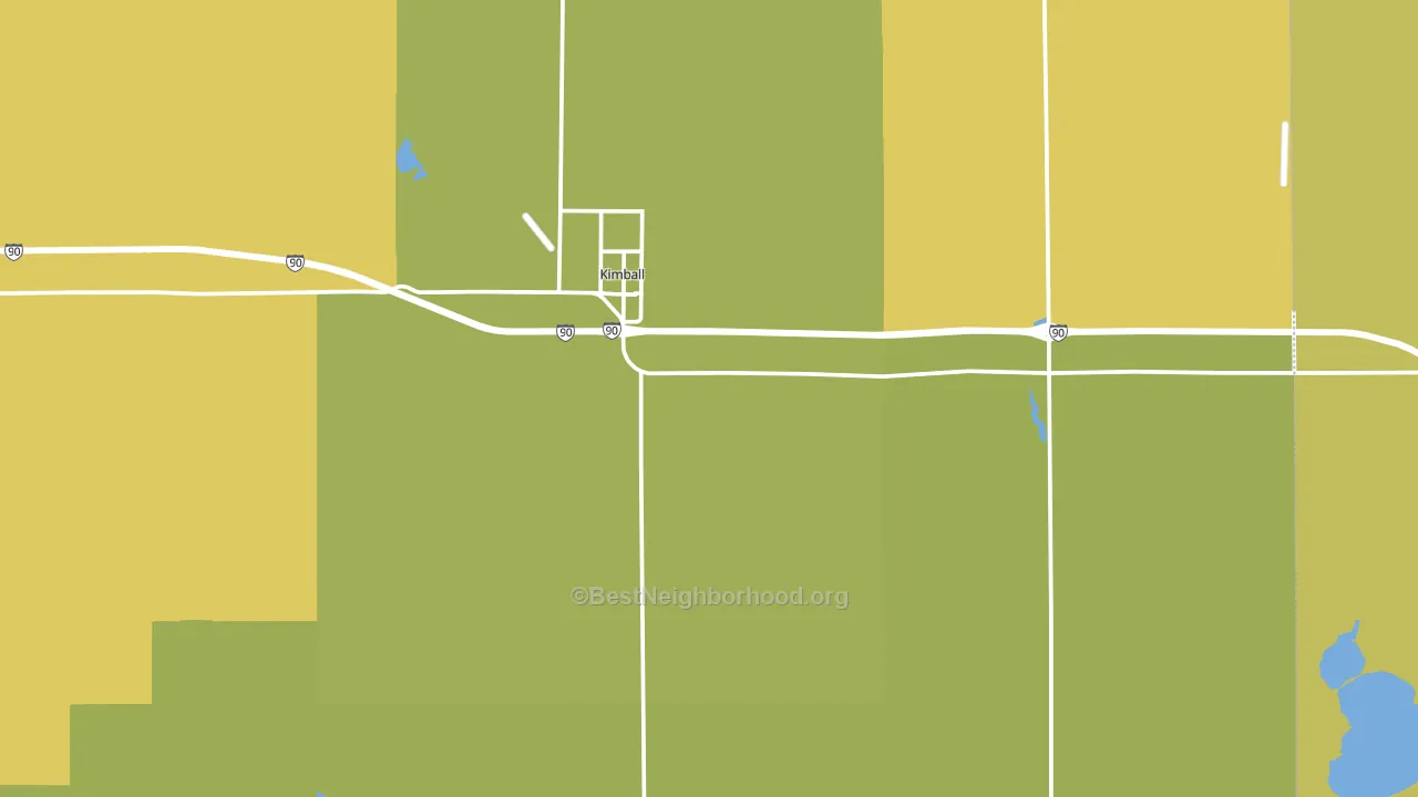 57355, SD block-group voter-turnout map