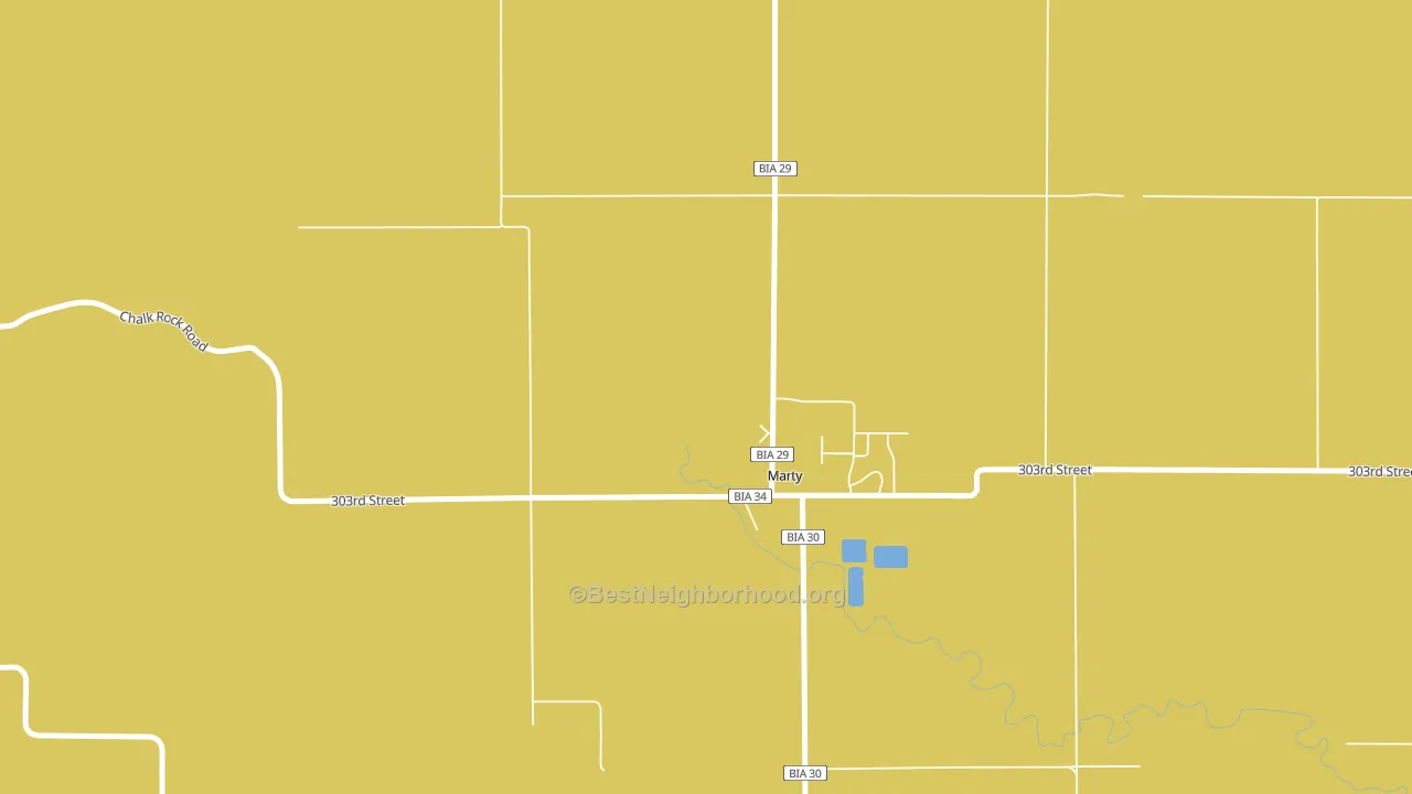 57361, SD block-group voter-turnout map