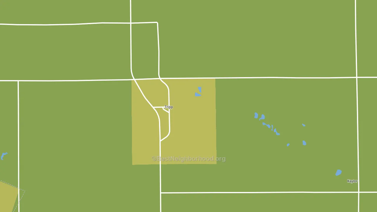 57376, SD block-group voter-turnout map