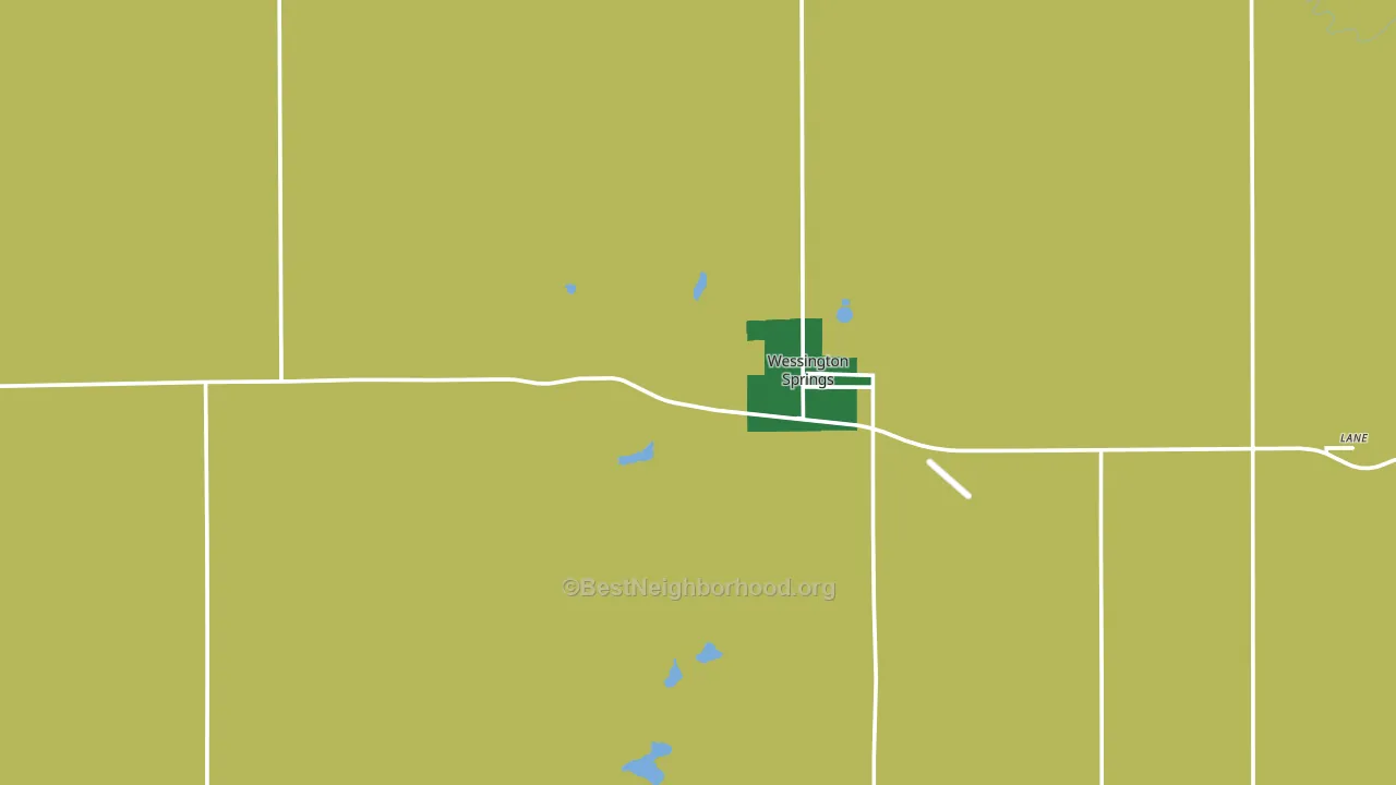 57382, SD block-group voter-turnout map