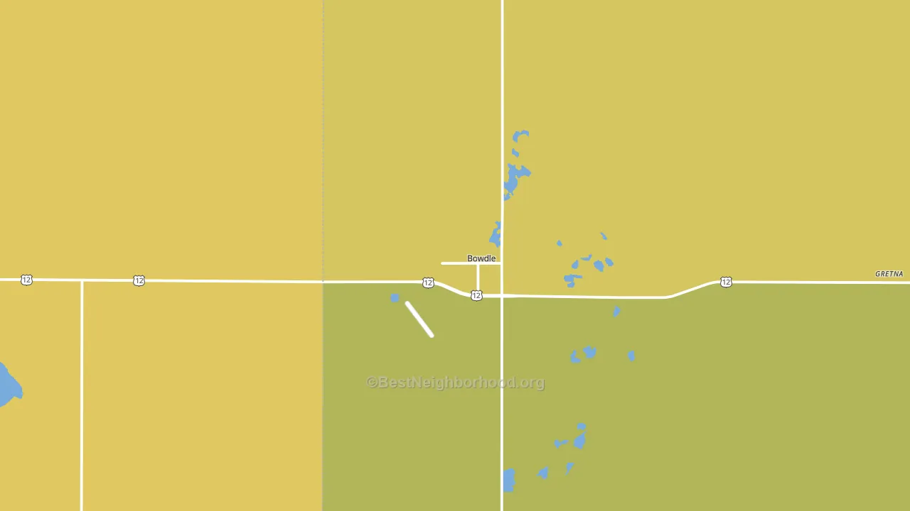 57428, SD block-group voter-turnout map
