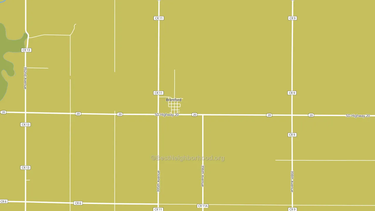 57429, SD block-group voter-turnout map