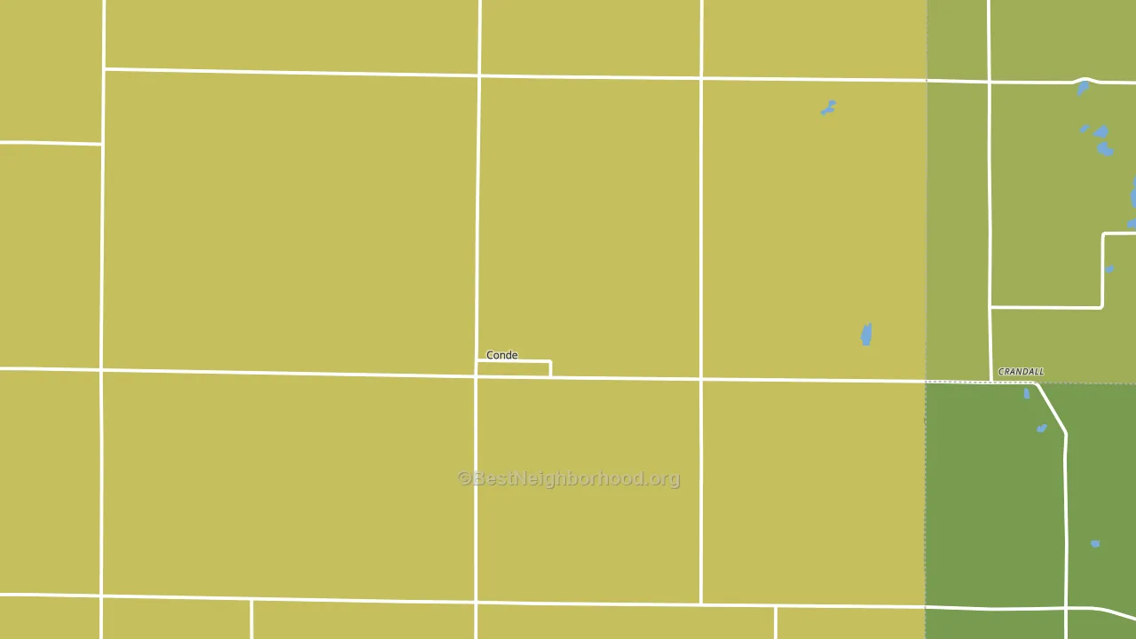 57434, SD block-group voter-turnout map
