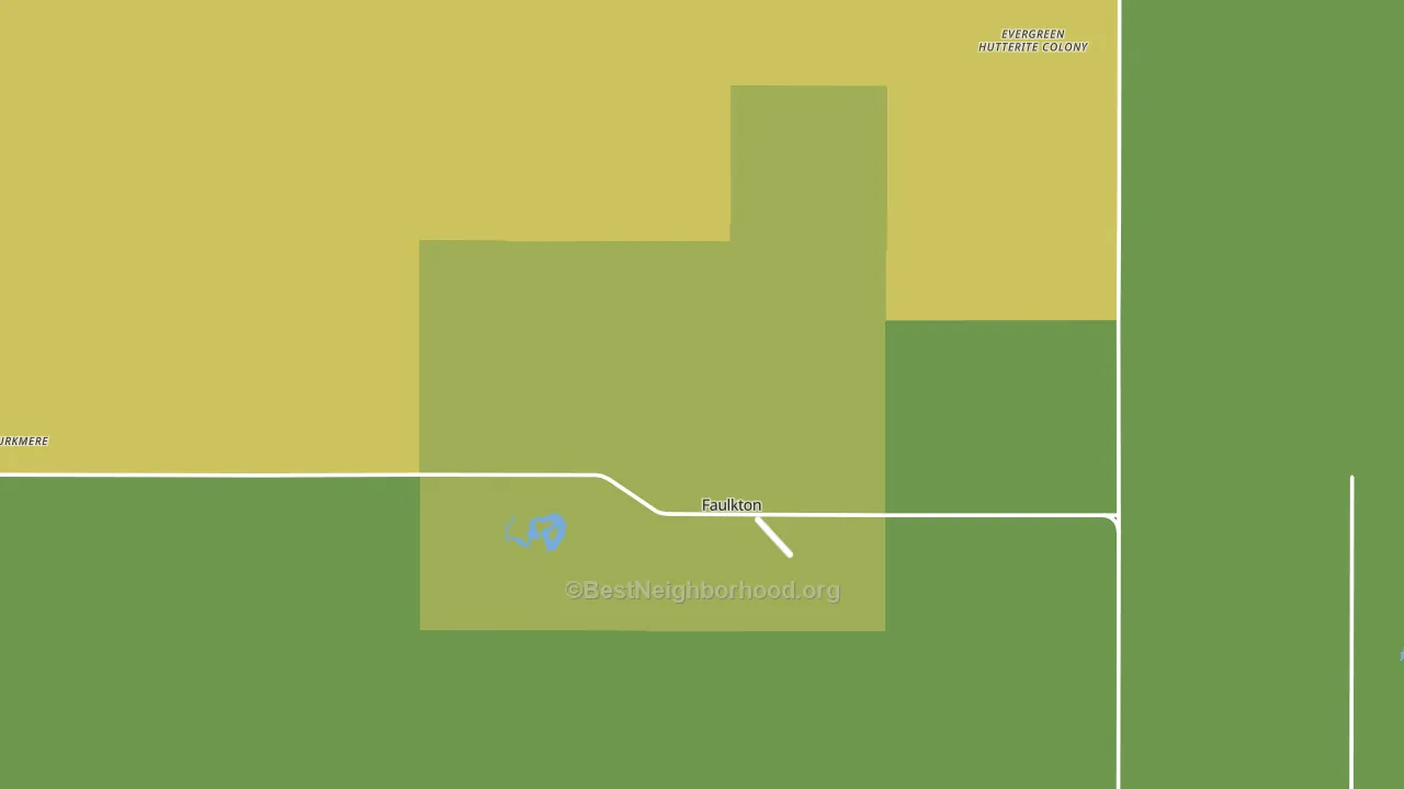 57438, SD block-group voter-turnout map