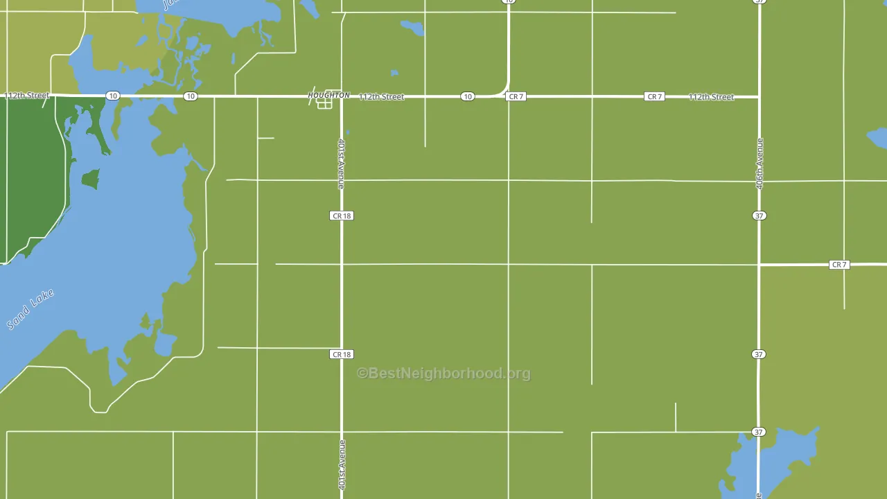 57449, SD block-group voter-turnout map