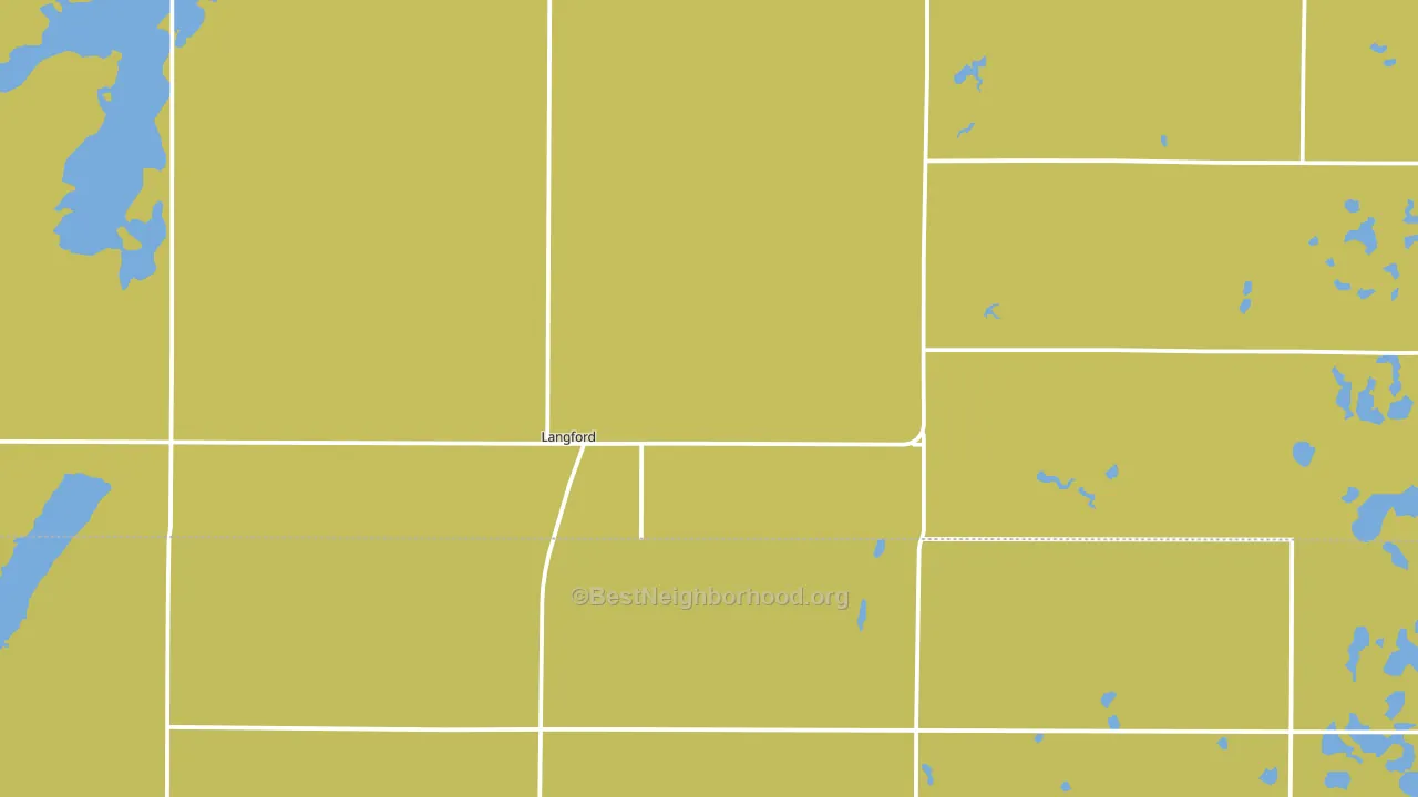 57454, SD block-group voter-turnout map
