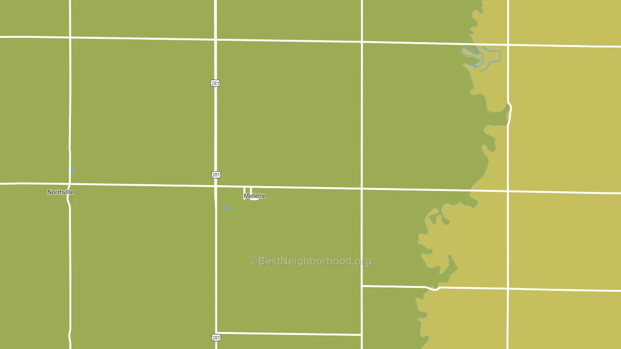 57461, SD block-group voter-turnout map