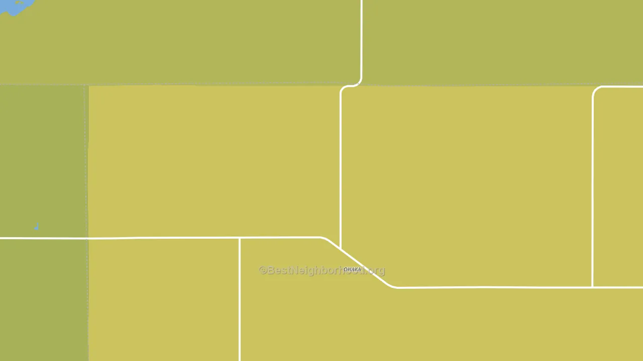 57466, SD block-group voter-turnout map